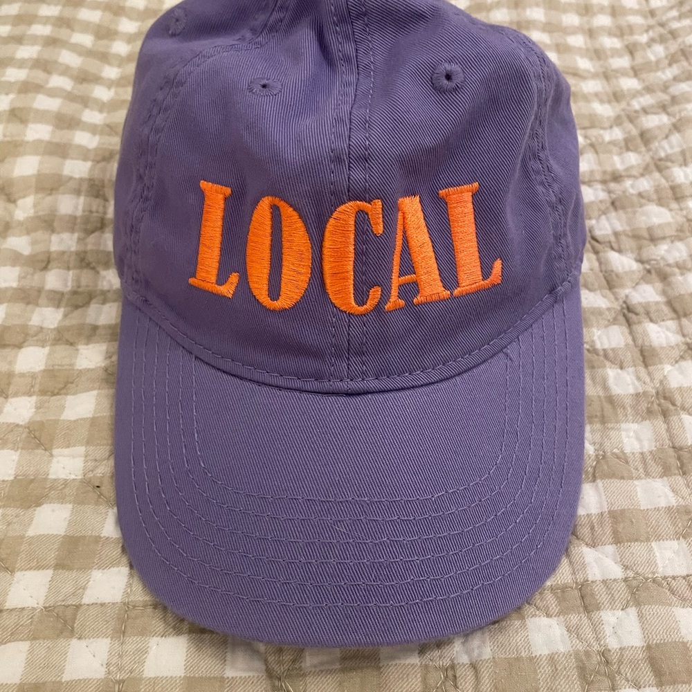 Purple Legacy Baseball Cap with Orange Embroidery